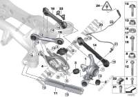 Cadre auxiliere arriere/suspension roues pour BMW 116i 2.0