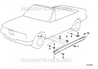 Cache bas de caisse / passage roue pour BMW M3