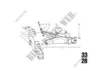 Cadre auxiliere arriere/suspension roues pour BMW 1602