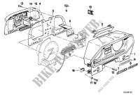 Combine dinstruments, composants pour BMW 635CSi