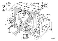 Condenseur de clim/ventilateur addition pour BMW 525i
