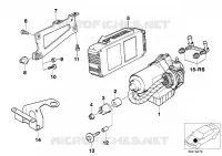 Groupe hydr.ABS/ASC/boîte de cde/support pour BMW E36 M3 Gr.N
