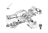 Mécanisme pont AR Carter/Couvercle pour BMW 1602