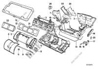 Pieces de carter climatiseur/microfiltre pour BMW 525td