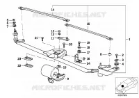 Pieces p installation essuie glace pour BMW M3 3.2