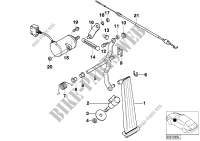 Potentiomètre de pédale daccélérateur pour BMW M3 3.2