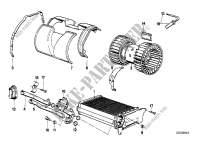 Radiateur de chauffage/ventilateur pour BMW 325i