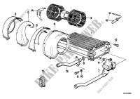 Radiateur de chauffage/ventilateur pour BMW 318is