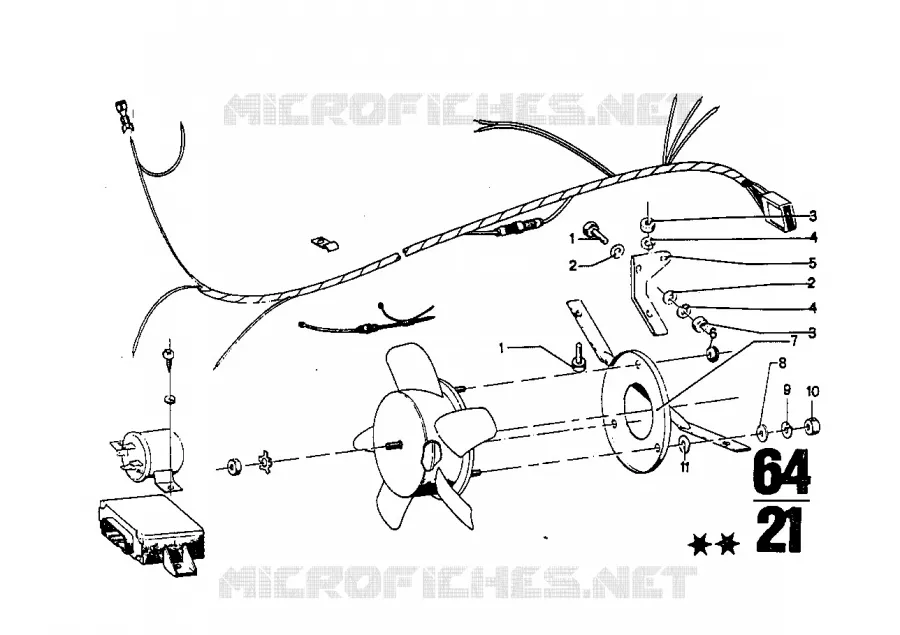 Appareil de climatisation pieces rapp. BMW BMW CLASSIC 2.5CS-3.0CSL 1973 3.0CS A 3.0CS