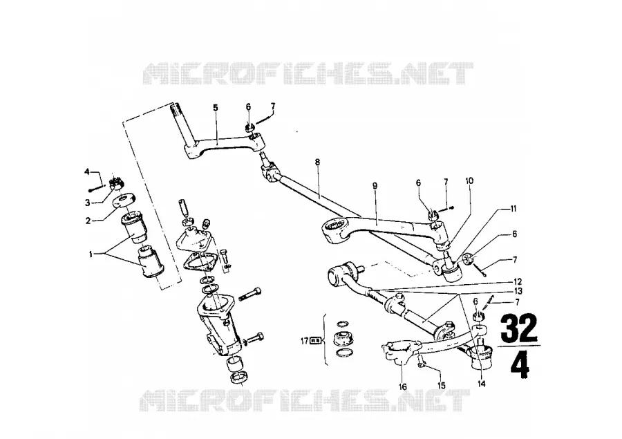 Biellettes de direction /barres daccoup BMW BMW CLASSIC 1500-2000CS 1966 2000tilux M 2000tilux