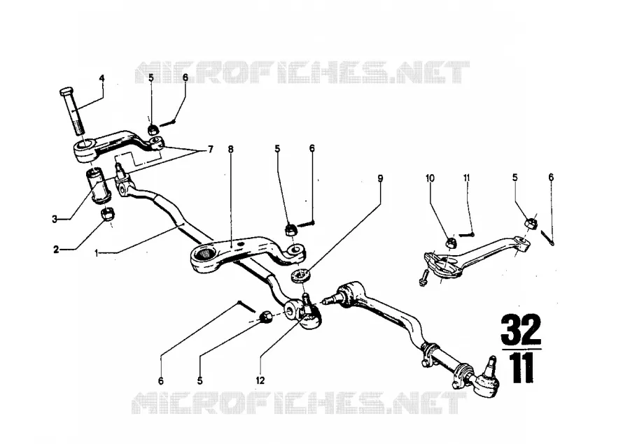 Biellettes de direction /barres daccoup BMW BMW CLASSIC 2.5CS-3.0CSL 1971 3.0CS M 3.0CS