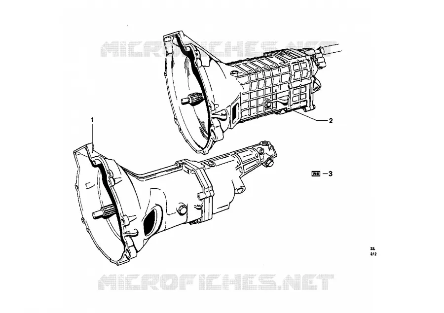 Boîte 5 vitesses BMW BMW CLASSIC 1500-2000CS 1967 2000 A 2000