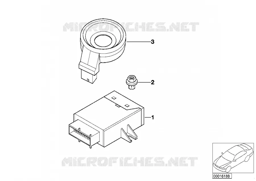 Boitier de cde EWS/module/support BMW BMW Série 3 1998 330d N 330d