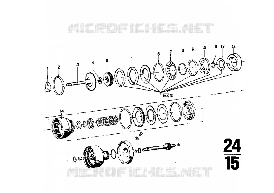 Bw 65 embrayage avant BMW BMW CLASSIC 2.5CS-3.0CSL 1973 3.0CS A 3.0CS