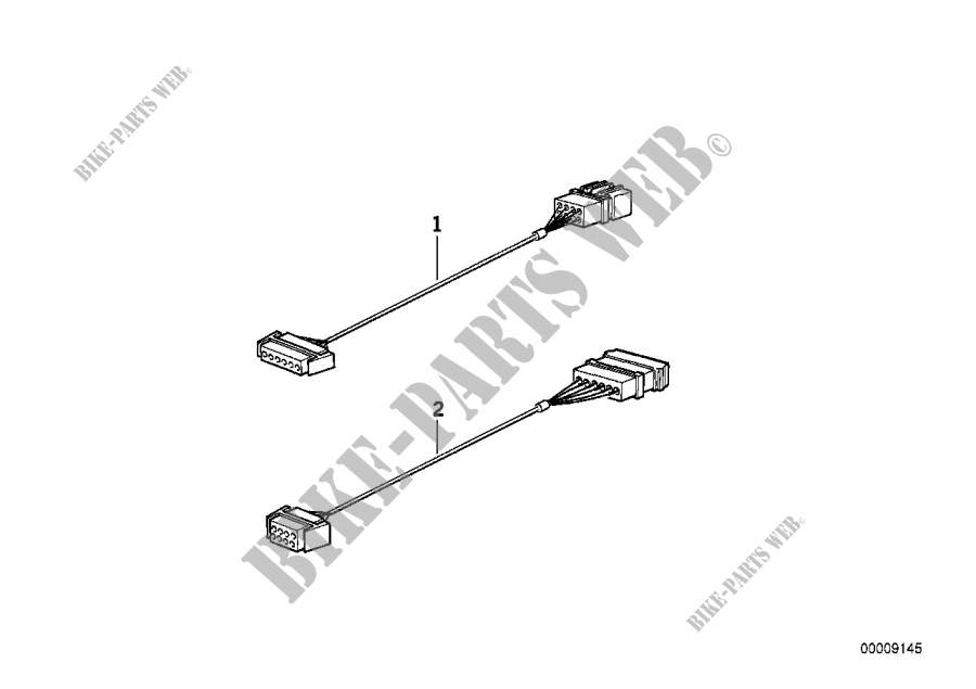 Câble adapt. de faisceau de haut parleur pour BMW 735i
