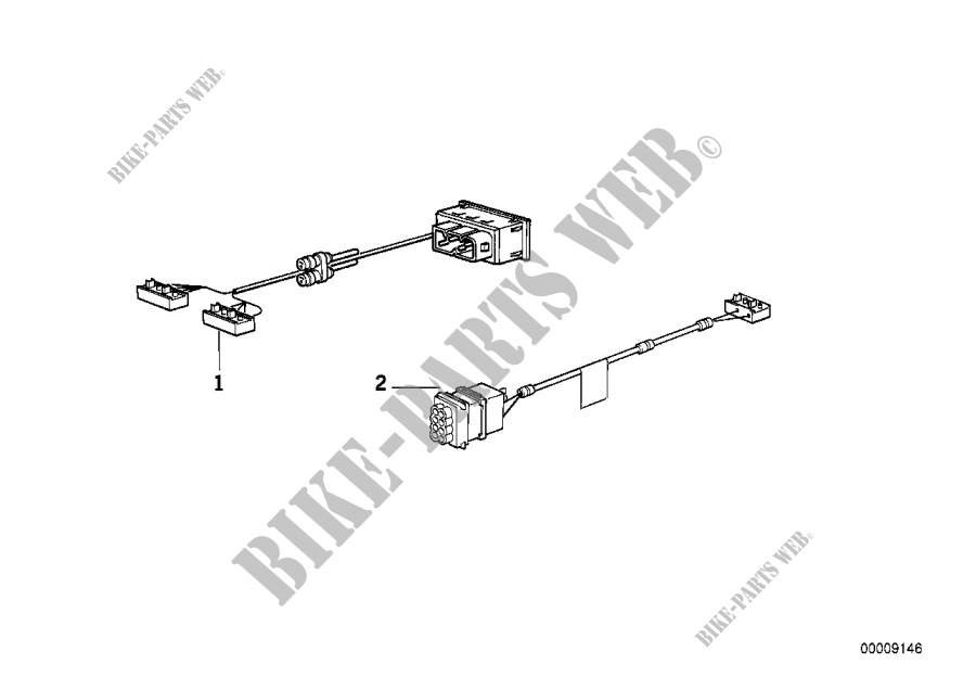 Câble adaptateur pour haut parleur pour BMW 520i