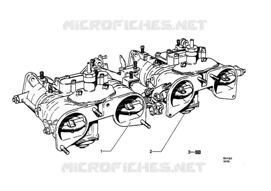 Carburateur BMW BMW CLASSIC 1500-2000CS 1966 2000tilux M 2000tilux