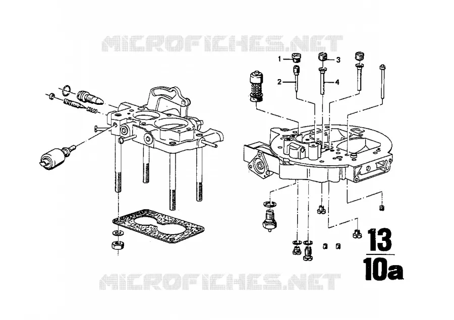 Carburateur-buses/jeu de joints BMW BMW CLASSIC 2.5CS-3.0CSL 1971 3.0CS M 3.0CS