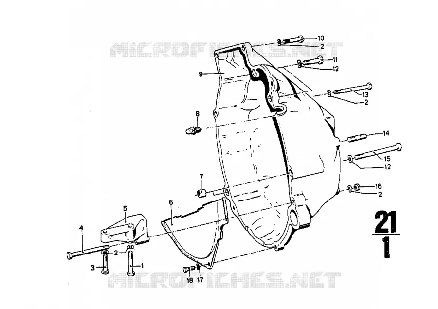 Cloche dembrayage BMW BMW CLASSIC 2.5CS-3.0CSL 1973 3.0CS M 3.0CS