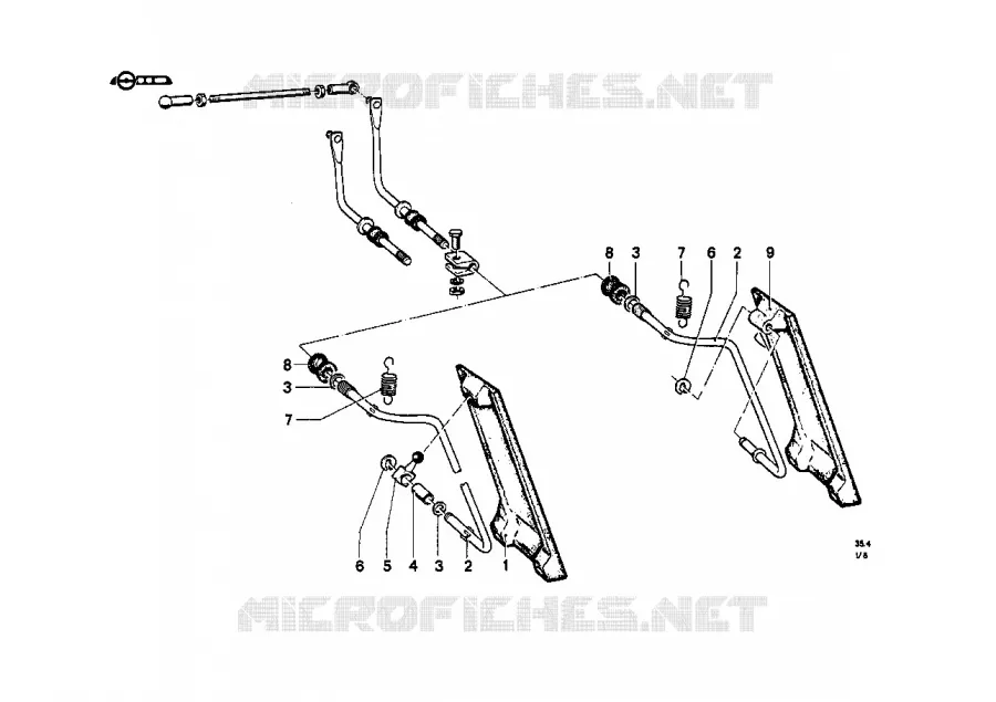 Commande daccelerateur/tringlerie BMW BMW CLASSIC 1500-2000CS 1967 2000C M 2000C