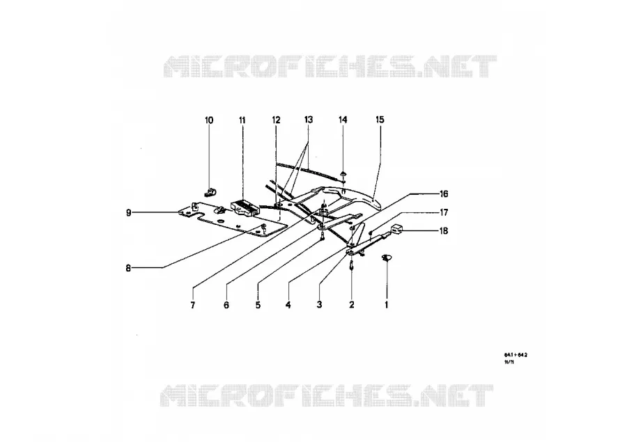 Commande de chauffage BMW BMW CLASSIC 1500-2000CS 1966 2000 A 2000