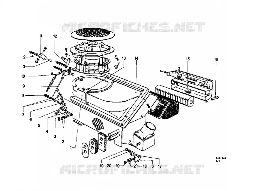 Commande de chauffage BMW BMW CLASSIC 1500-2000CS 1970 2000tii M 2000tii