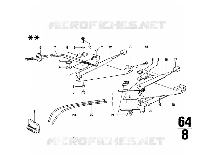 Commande de chauffage BMW BMW CLASSIC 1502-2002tii 1971 1602 M 1602