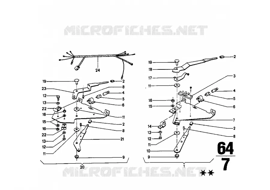 Commande de chauffage BMW BMW CLASSIC 1502-2002tii 1973 2002tii M 2002tii