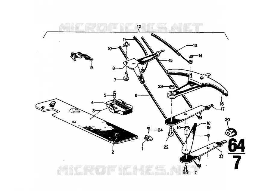 Commande de chauffage BMW BMW CLASSIC 2.5CS-3.0CSL 1971 3.0CS A 3.0CS