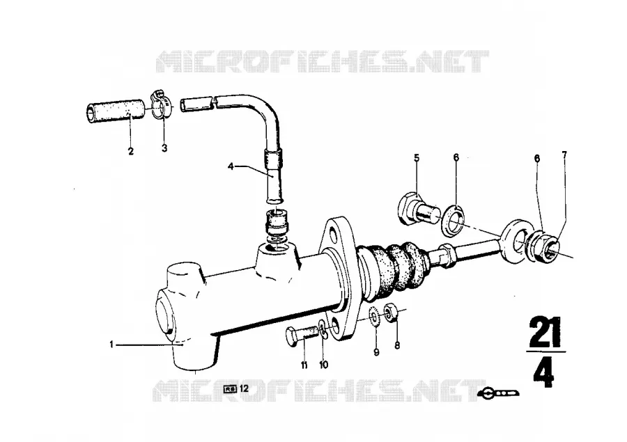 Commande dembrayage BMW BMW CLASSIC 2.5CS-3.0CSL 1973 3.0CS A 3.0CS