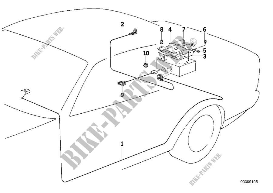 Composants chargeur CD 10 pour BMW 735i