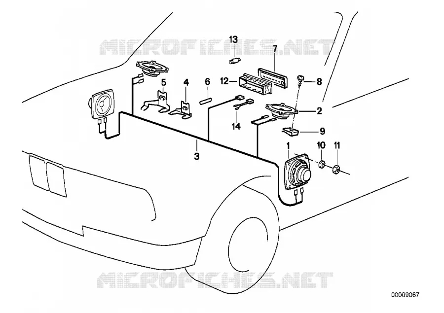 Composants systeme mono BMW BMW Série 5 1987 524td A 524td