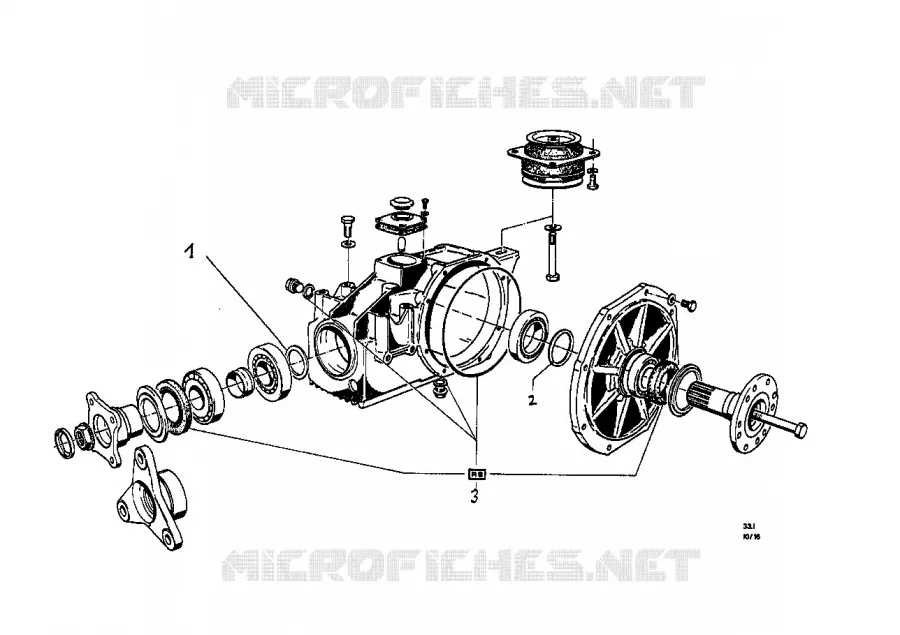 Couronne de differ.et bagues entretoise BMW BMW CLASSIC 1500-2000CS 1966 2000C A 2000C