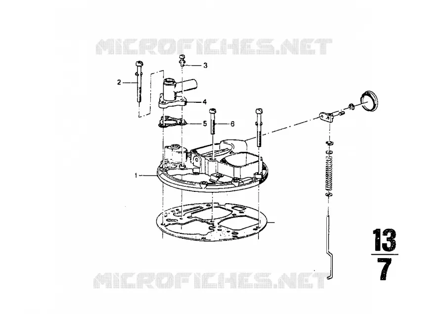 Couvercle de carburateur/piston/flotteur BMW BMW CLASSIC 2.5CS-3.0CSL 1969 2800CS A 2800CS