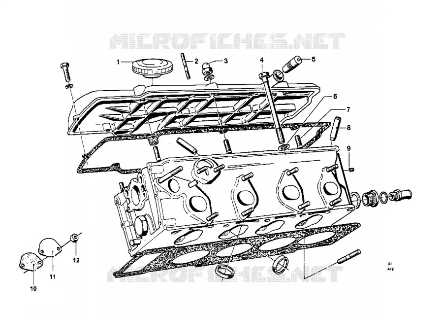 Culasse BMW BMW CLASSIC 1500-2000CS 1967 2000 A 2000