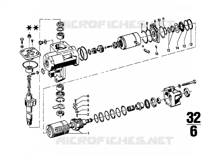 Direct. hydr.-res. dhuile pieces sep. BMW BMW CLASSIC 2.5CS-3.0CSL 1968 2800CS M 2800CS