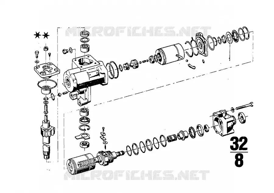 Direct. hydr.-res. dhuile pieces sep. BMW BMW CLASSIC 2.5CS-3.0CSL 1973 3.0CS M 3.0CS