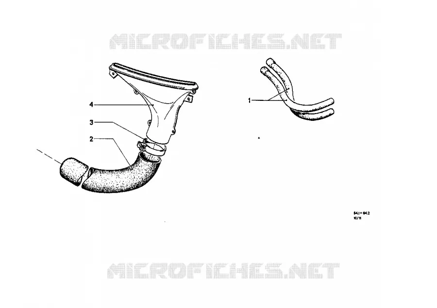 Durit dentree/de retour deau BMW BMW CLASSIC 1500-2000CS 1966 2000 A 2000