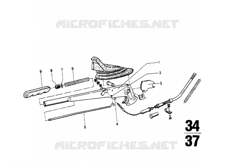 Frein a main/commande BMW BMW CLASSIC 1500-2000CS 1968 1800 A 1800