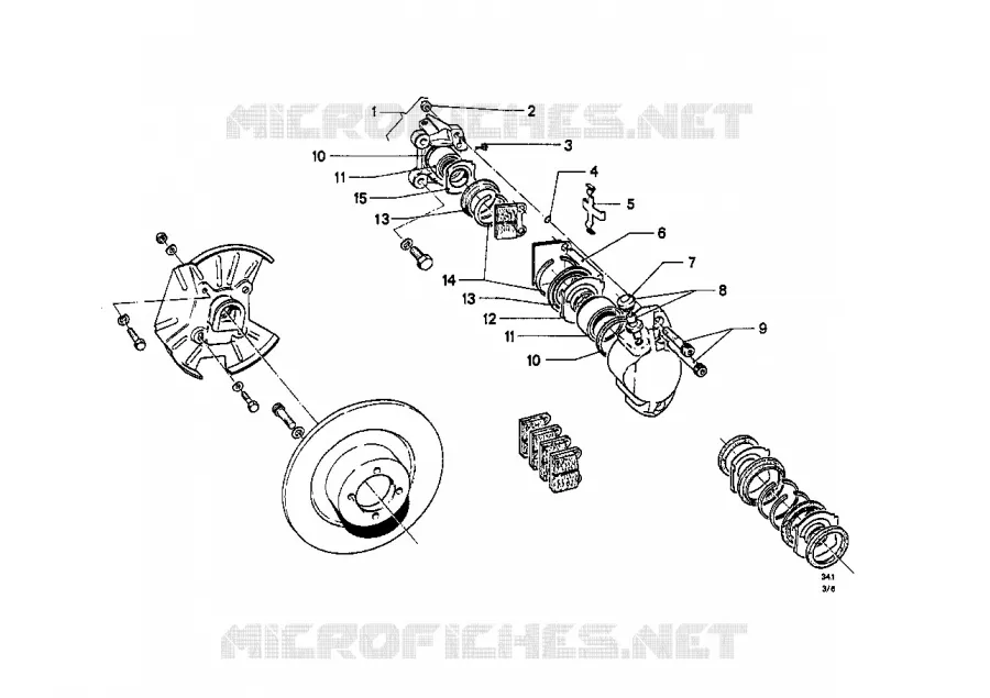 Frein de roue avant BMW BMW CLASSIC 1500-2000CS 1967 2000 A 2000