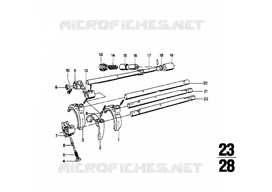 Getrag 235 pieces interieur. de commande BMW BMW CLASSIC 1500-2000CS 1968 2000 M 2000