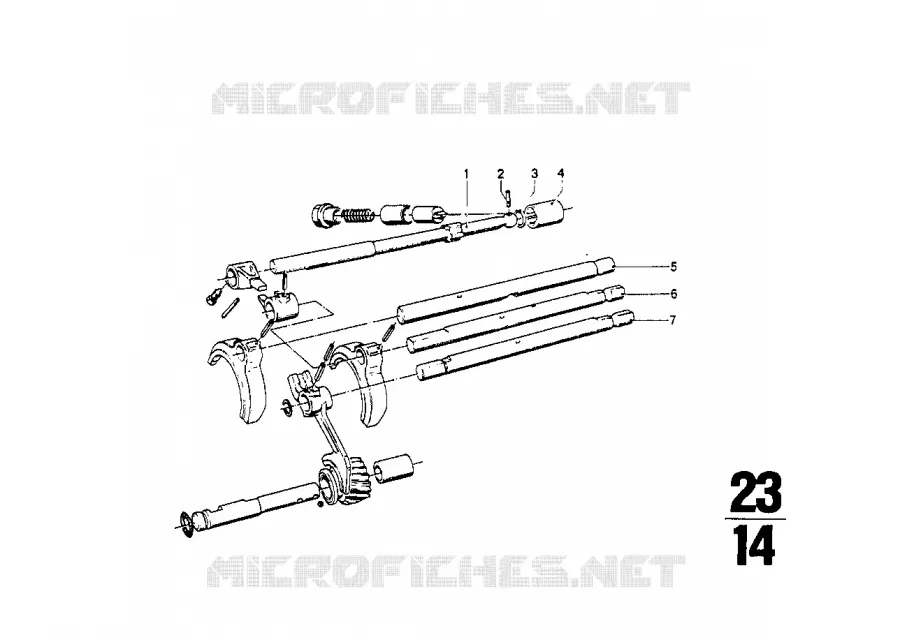 Getrag 242 pieces interieur. de commande BMW BMW CLASSIC 1502-2002tii 1975 1502 M 1502