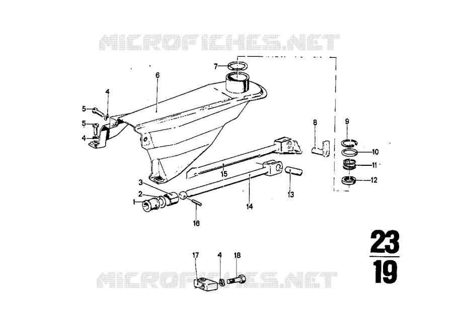 Getrag 262 carter+pieces a monter BMW BMW CLASSIC 2.5CS-3.0CSL 1973 3.0CS A 3.0CS