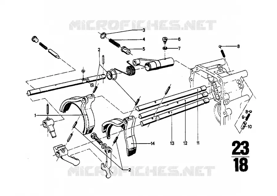 Getrag 262 pieces interieur. de commande BMW BMW CLASSIC 2500-3.3Li 1975 2.8L A 2.8L