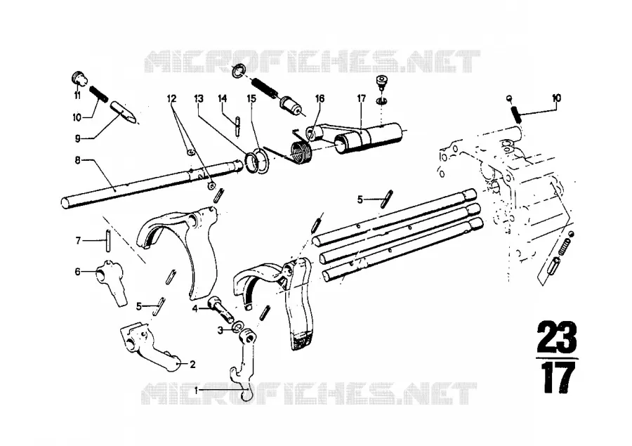 Getrag 262 pieces interieur. de commande BMW BMW CLASSIC 2.5CS-3.0CSL 1971 3.0CS M 3.0CS