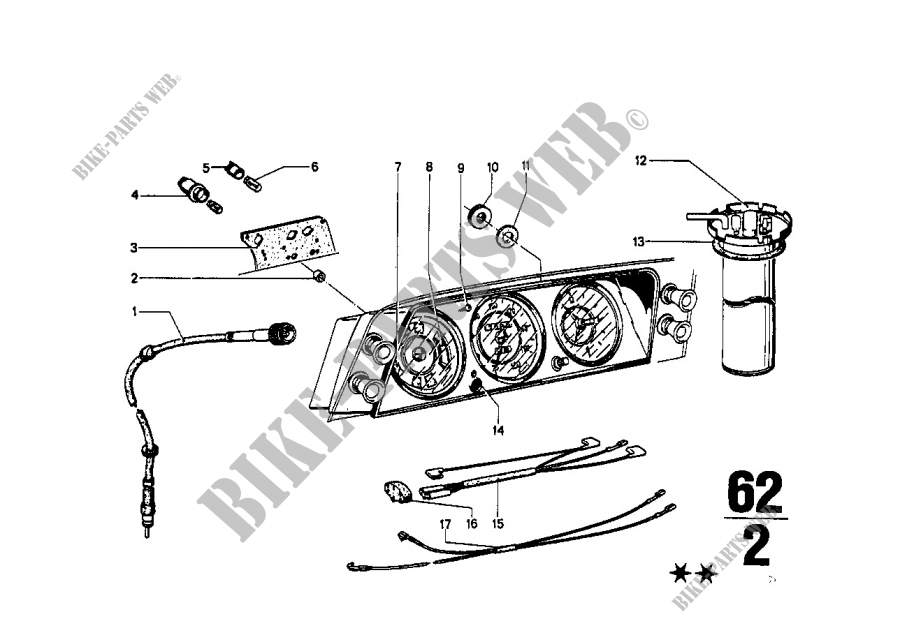Instruments / pieces de montage pour BMW 1602