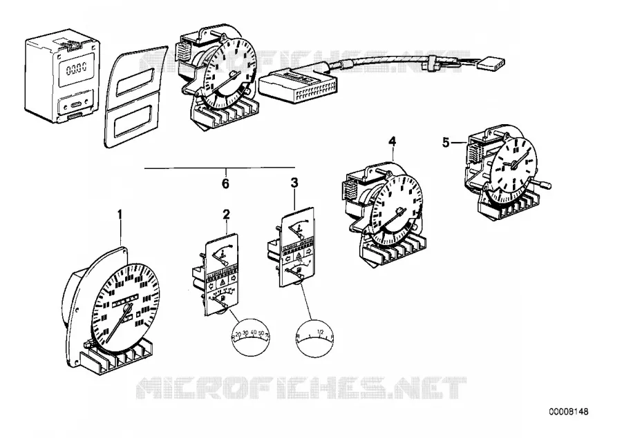Instruments BMW BMW Série 5 1982 525e M 525e