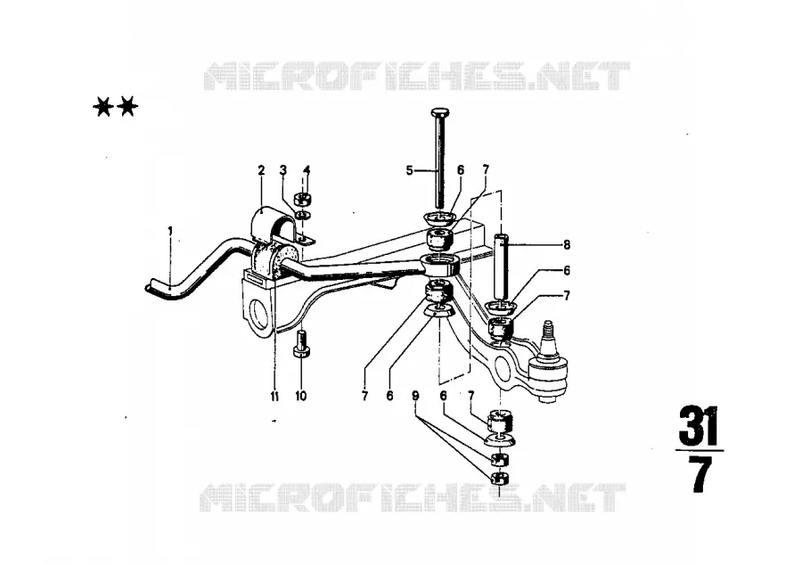 Jambe de suspension avant/amortisseur BMW BMW CLASSIC 2.5CS-3.0CSL 1971 3.0CS M 3.0CS