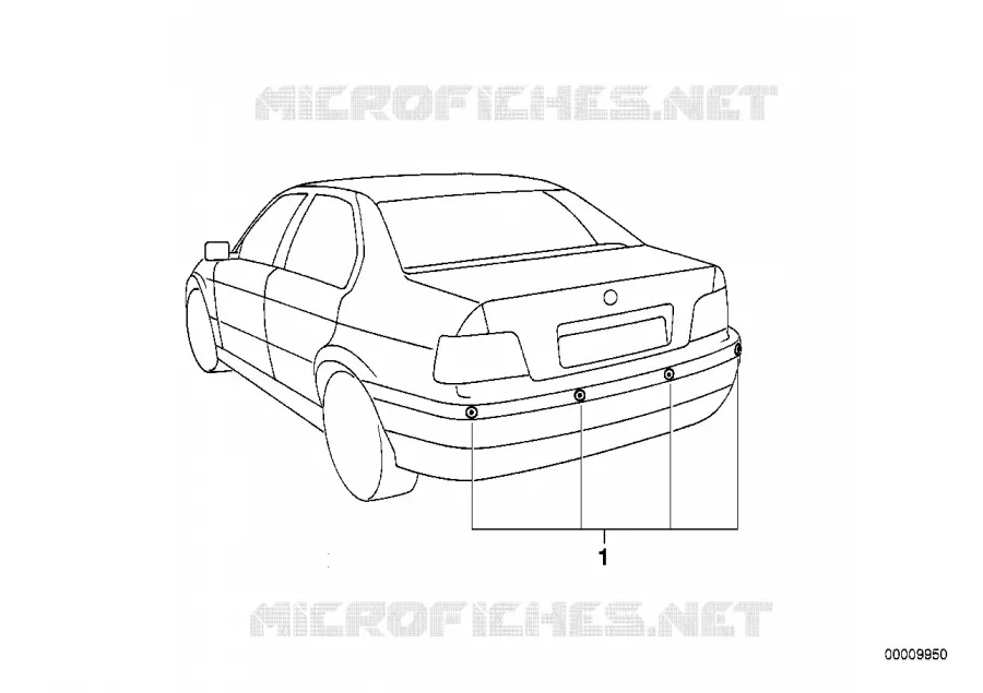Kit 2ème monte système PDC BMW BMW Série 3 2000 320Ci N 320Ci