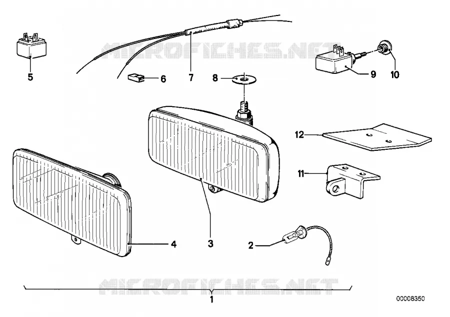 Kit antibrouillard BMW BMW Série 6 1981 628CSi M 628CSi